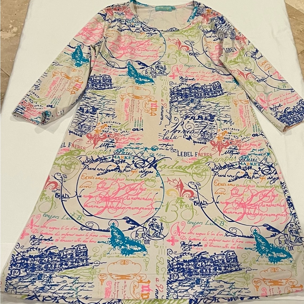 Anthony’s resort wear short dress. Gently used size small. Mil color dress.